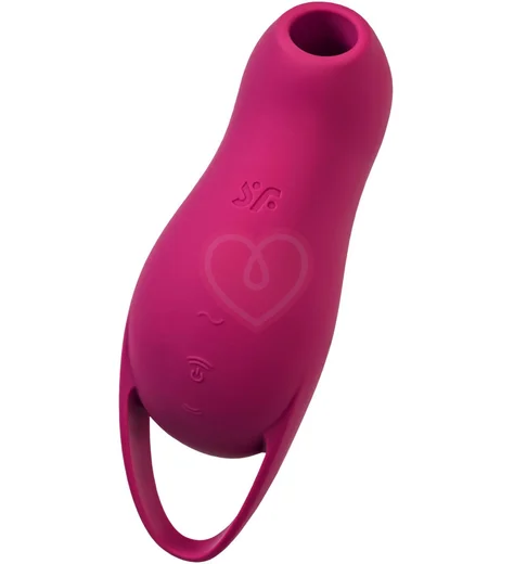 Вакуумый вибростимулятор клитора Satisfyer Pocket Pro 1 бордовый фото 8