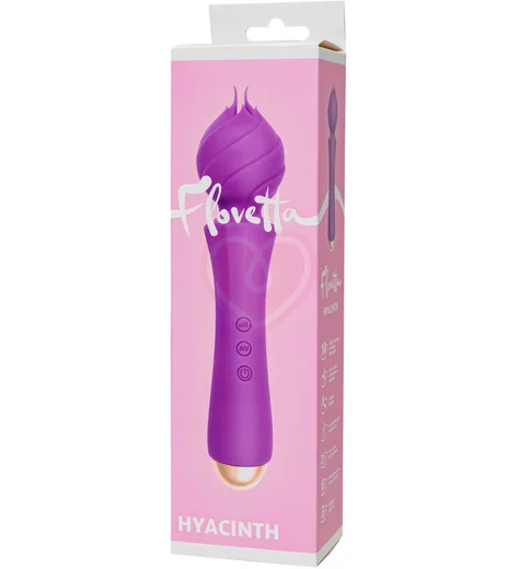 Массажёр с двигающимися лепестками Flovetta Hyacinth фиолетовый фото 6