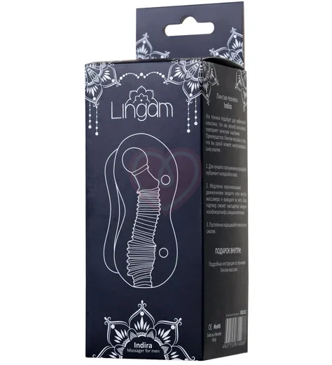 Мастурбатор Lingam by Toyfa Indira прозрачный фото 5