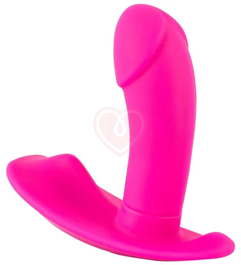 Вибратор для ношения с пультом управления Sweet Smile розовый фото 3