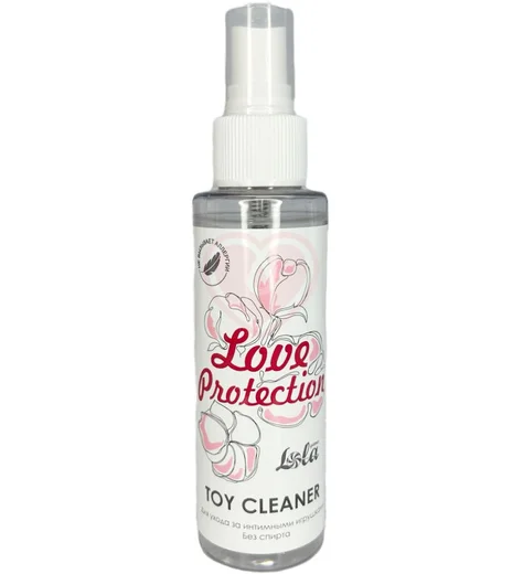 Очищающий антибактериальный спрей Toy Cleaner Love Protection 110 мл фото 1