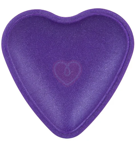 Ребристый фаллоимитатор на присоске в форме сердца Flow Unicorn Mini фиолетовый фото 5