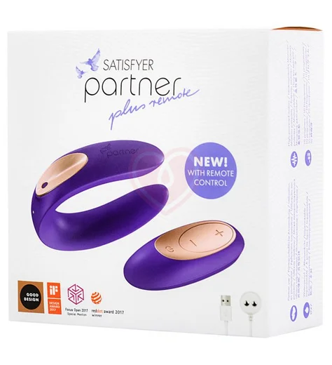 Стимулятор для пар с пультом управления Satisfyer Partner Toy Plus Remote фиолетовый фото 2