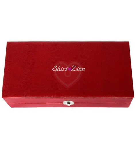 Дизайнерский вибратор с пушистым хвостиком Shiri Zinn Minx красный фото 4