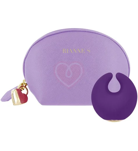 Минивибратор полумесяц с кометичкой Rianne S Moon Vibe фиолетовый фото 2