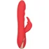 Мягкий вибратор-кролик с нагревом Signature Heated Ultra-Soft Rabbit красный фото 3