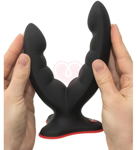 Двойной фаллоимитатор Fun Factory Ryde Grinding Double Dildo черный фото 4