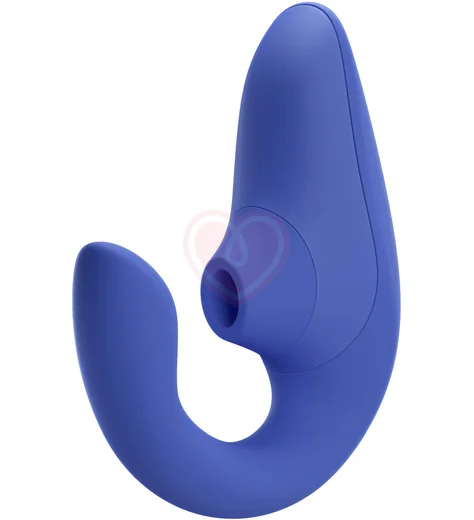 Вибратор для зоны G c бесконтактной стимуляцией клитора Womanizer Blend голубой фото 6