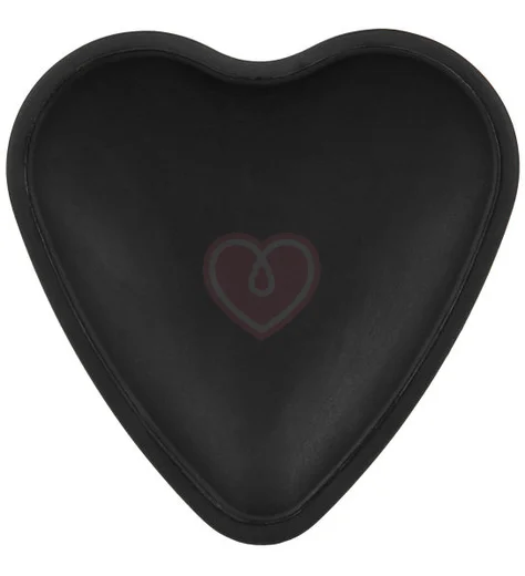 Фаллоимитатор на присоске в форме сердца Flow Emotional чёрный фото 5