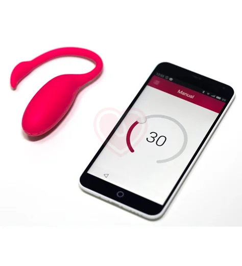 Вибратор Flamingo с управлением со смартфона розовый фото 3
