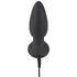 Анальная вибропробка с ротацией и пультом управления Black Velvets фото 4