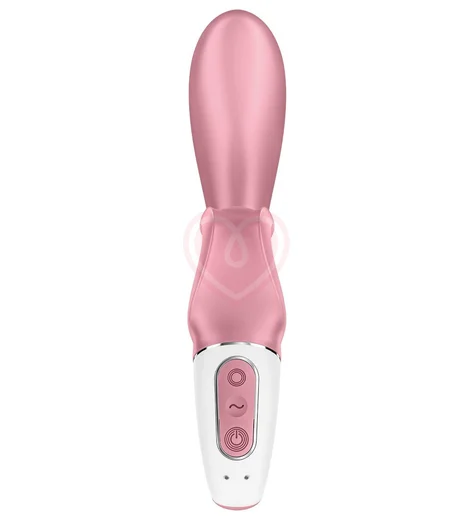 Вибратор с клиторальным стимулятором Satisfyer Hug Me розовый фото 4