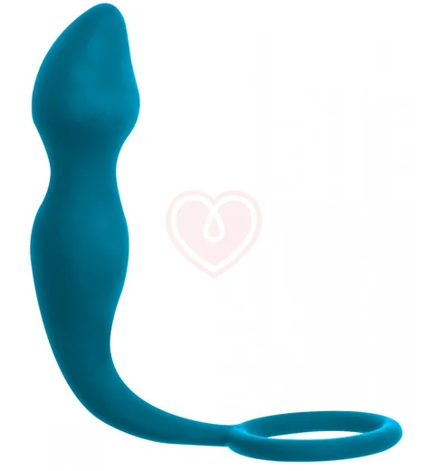 Анальный стимулятор с эрекционными кольцом Spice It Up Sensation синий фото 2