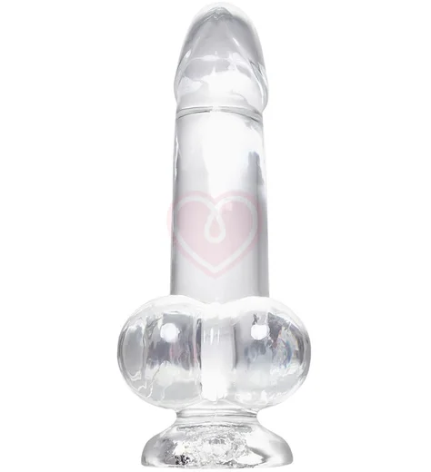 Реалистичный фаллоимитатор на присоске A-Toys by Toyfa Cryst прозрачный фото 3