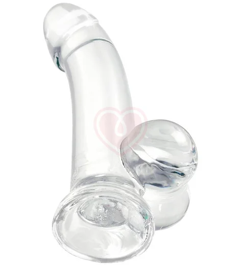 Реалистичный фаллоимитатор на присоске A-Toys by Toyfa Cryst прозрачный фото 4
