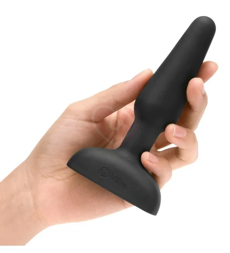 Анальная вибропробка b-Vibe trio с 3 моторчиками чёрная фото 5