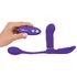 Вибратор для тройной стимуляции с пультом Go Gasm фиолетовый фото 4