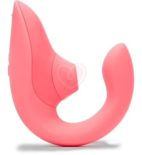 Вибратор для зоны G c бесконтактной стимуляцией клитора Womanizer Blend розовый фото 11