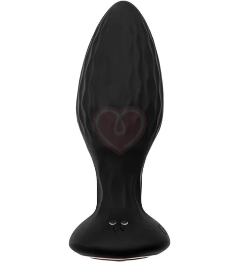 Анальная пробка с ротацией и пультом Popo Pleasure Tucana чёрная фото 2