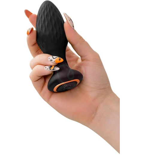 Анальная пробка с ротацией и пультом Popo Pleasure Tucana чёрная фото 7