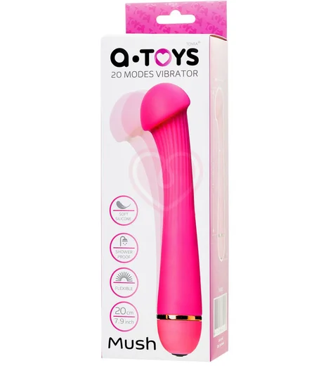Вибратор для зоны G A-Toys by Toyfa Mush розовый фото 8