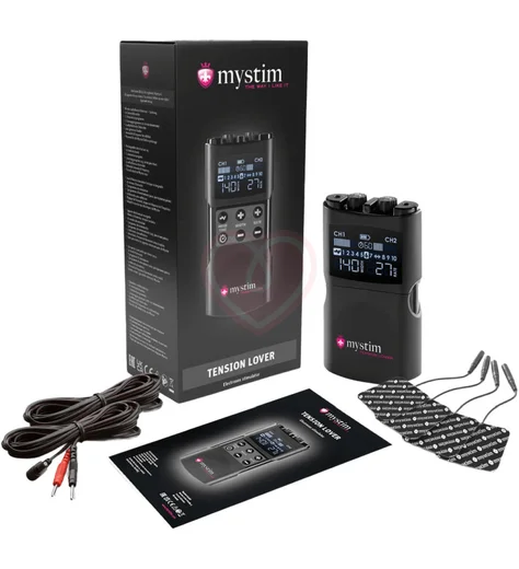 Электростимулятор Mystim Tension Lover 2 с цифровым управлением чёрный фото 8