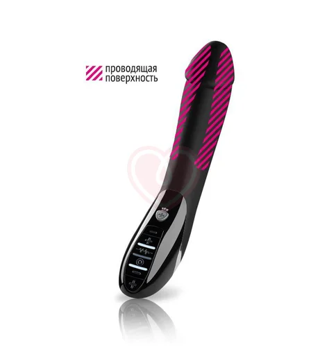 Вибратор с электростимуляцией Mystim Tickling Truman Black Edition фото 5