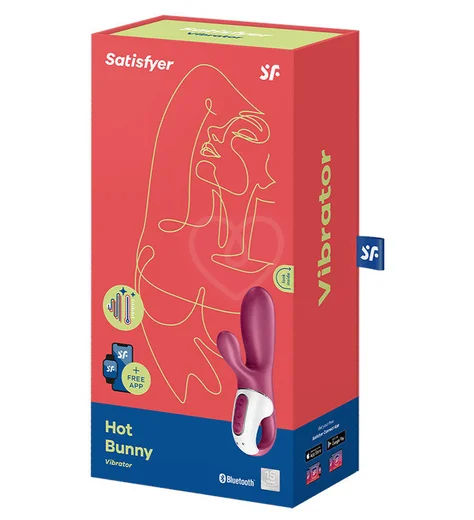 Вибратор Satisfyer Hot Bunny с клиторальным стимулятором и функцией нагрева фото 5