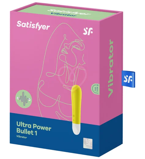 Вибропуля Satisfyer Ultra Power Bullet 1 жёлтая фото 2