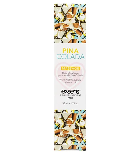 Разогревающий массажный гель Exsens Pina Colada со вкусом Пина Колада 50 мл фото 2