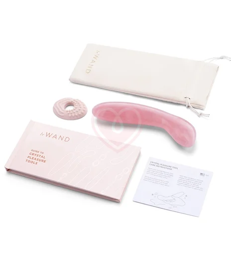 Фаллоимитатор для зоны G Le Wand Crystal G-wand розовый кварц фото 4