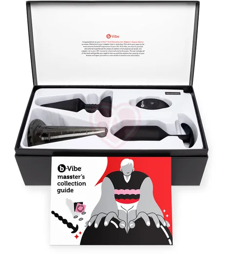 Профессиональный набор для анального секса Masster`s Degree Set черный фото 9