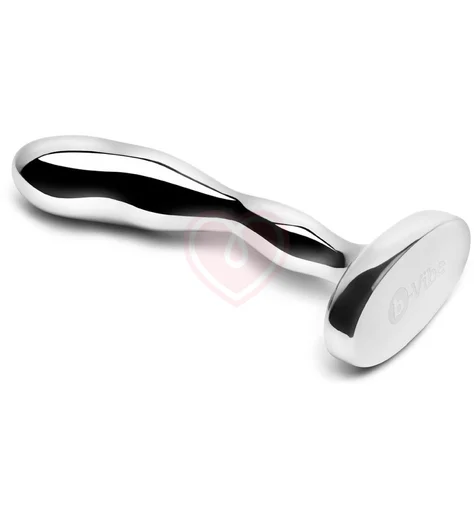 Металлический стимулятор простаты b-Vibe Stainless Steel Prostate Plug фото 5