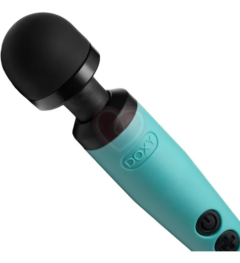 Вибромассажер Doxy USB-C 28 см бирюзовый фото 4