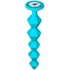 Анальная цепочка с кристаллом Emotions Chummy бирюзовая фото 2