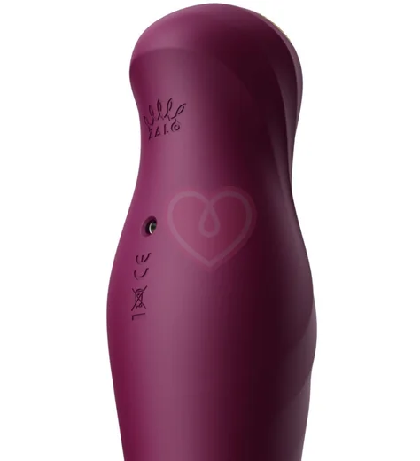 Пульсирующий вибратор с дистанционным управлением Zalo King фиолетовый фото 7