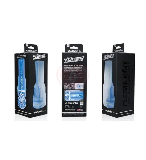Мастурбатор с имитацией минета Fleshlight Turbo Ignition синий фото 2