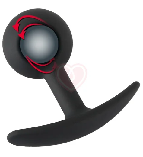 Круглая анальная пробка с шариком внутри Backdoor Friend Size Medium фото 3