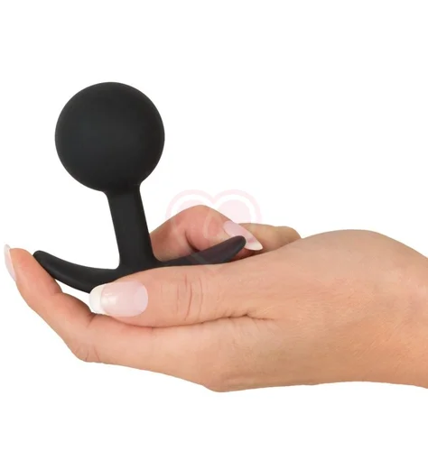 Круглая анальная пробка с шариком внутри Backdoor Friend Size Medium фото 6