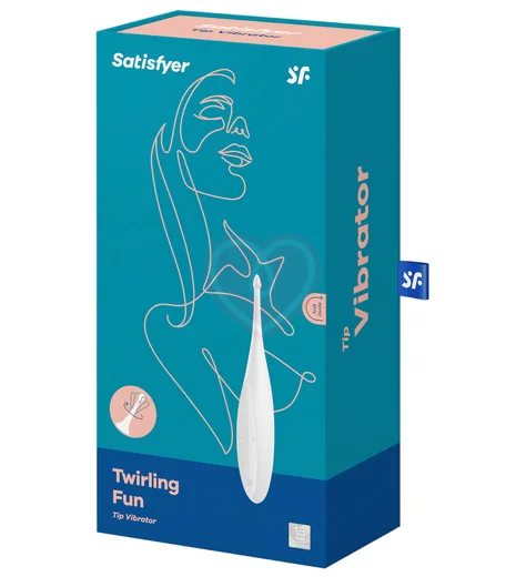 Точечный вибратор Satisfyer Twirling Fun белый фото 4