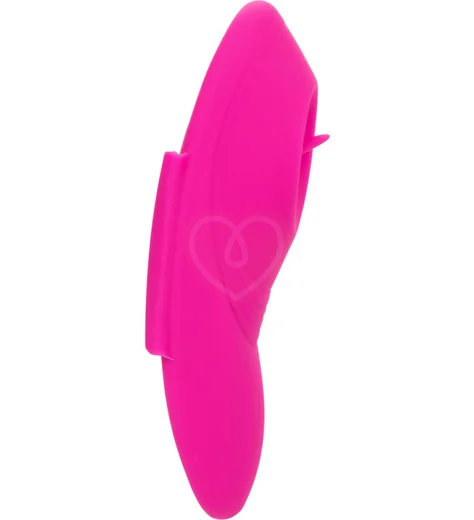 Стимулятор клитора с язычком и вибрацией Lock-N-Play Flicker Panty Teaser с пультом розовый фото 3