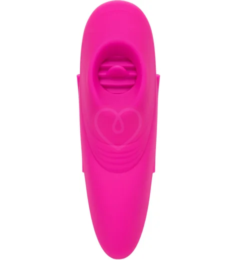 Стимулятор клитора с язычком и вибрацией Lock-N-Play Flicker Panty Teaser с пультом розовый фото 4