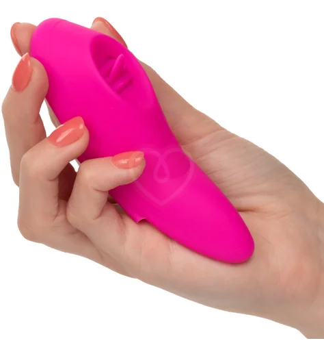 Стимулятор клитора с язычком и вибрацией Lock-N-Play Flicker Panty Teaser с пультом розовый фото 7