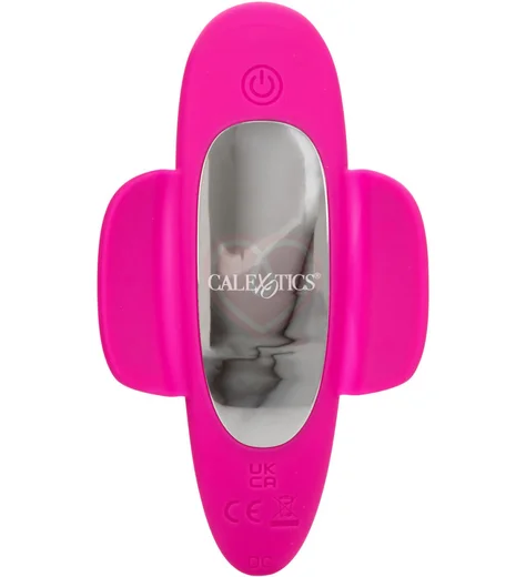 Стимулятор клитора с язычком и вибрацией Lock-N-Play Flicker Panty Teaser с пультом розовый фото 9