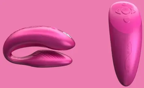 Вибратор для пар We-Vibe Chorus Pro с сенсорным пультом розовый фото 4