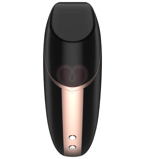 Вакуумный стимулятор с приложением Satisfyer Love Triangle чёрный фото 5