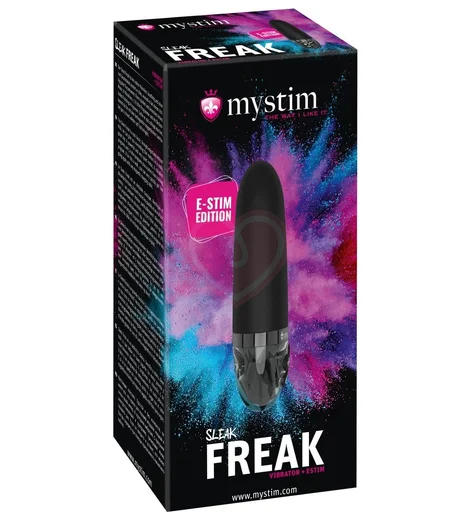 Вибратор с электростимуляцией Mystim Sleak Freak Black Edition чёрный фото 4