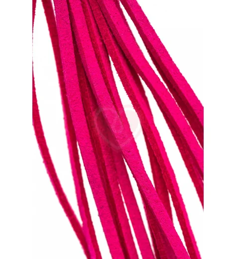 Зажимы на соски с замшевыми кисточками Pecado BDSM фуксия фото 3