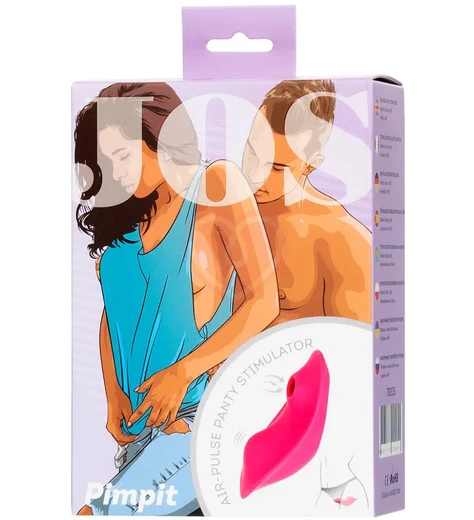 Вакуумно-волновой стимулятор с пультом ДУ Jos Pimpit розовый фото 4