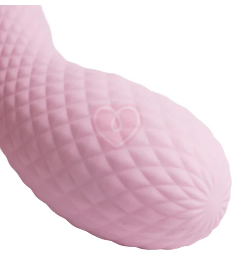 Вибратор Youvic c функцией нагрева и электростимуляцией розовый фото 5